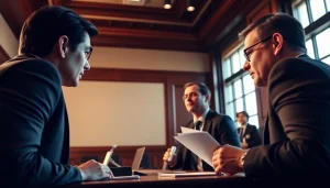 Nationwide Truck Accident Attorneys advocating for victims in a courtroom setting.